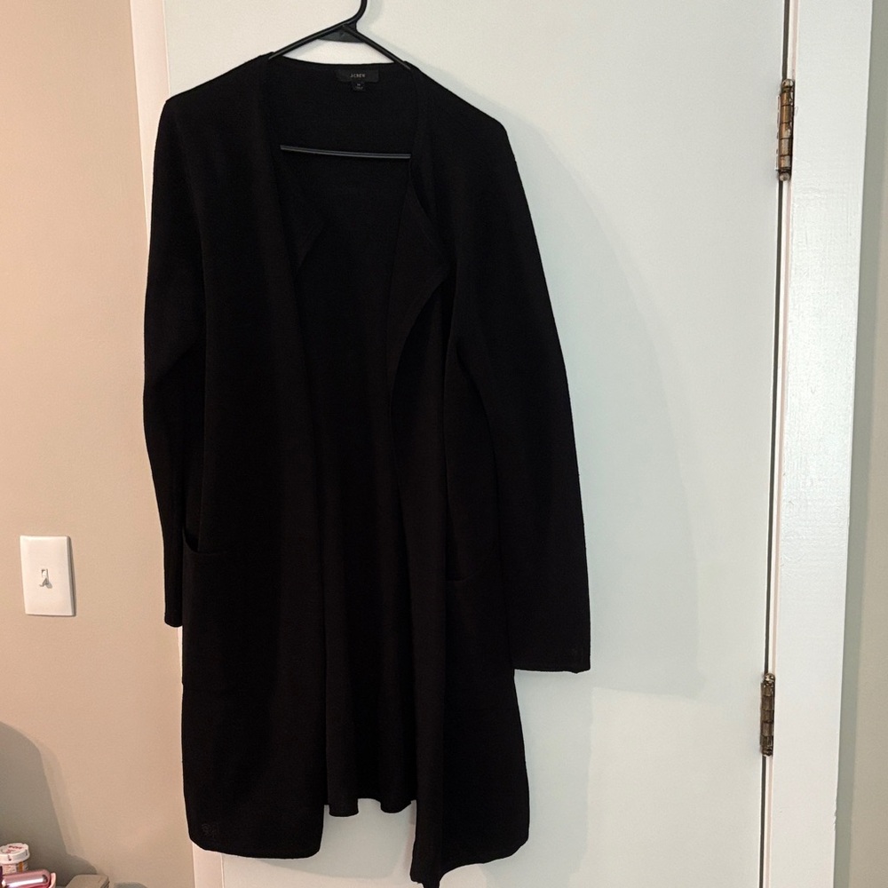 Black Longline Cardigan